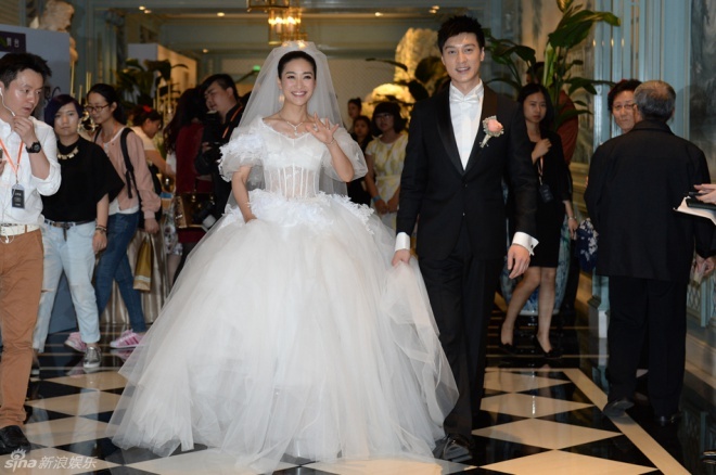 Chiều 16/5, đám cưới của Đào Hân Nhiên tổ chức tại khách sạn cao cấp ở Thiên Tân trong sự chúc phúc của người thân và bạn bè.