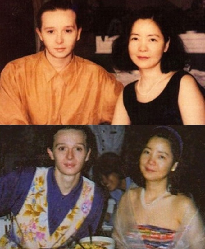 Đặng Lệ Quân bên Paul, bạn trai cuối cùng ở bên cô.