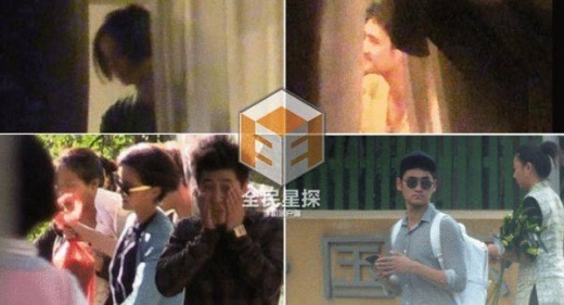 Ảnh Viên Hoằng và Trương Hâm Nghệ sống chung được đăng tải.