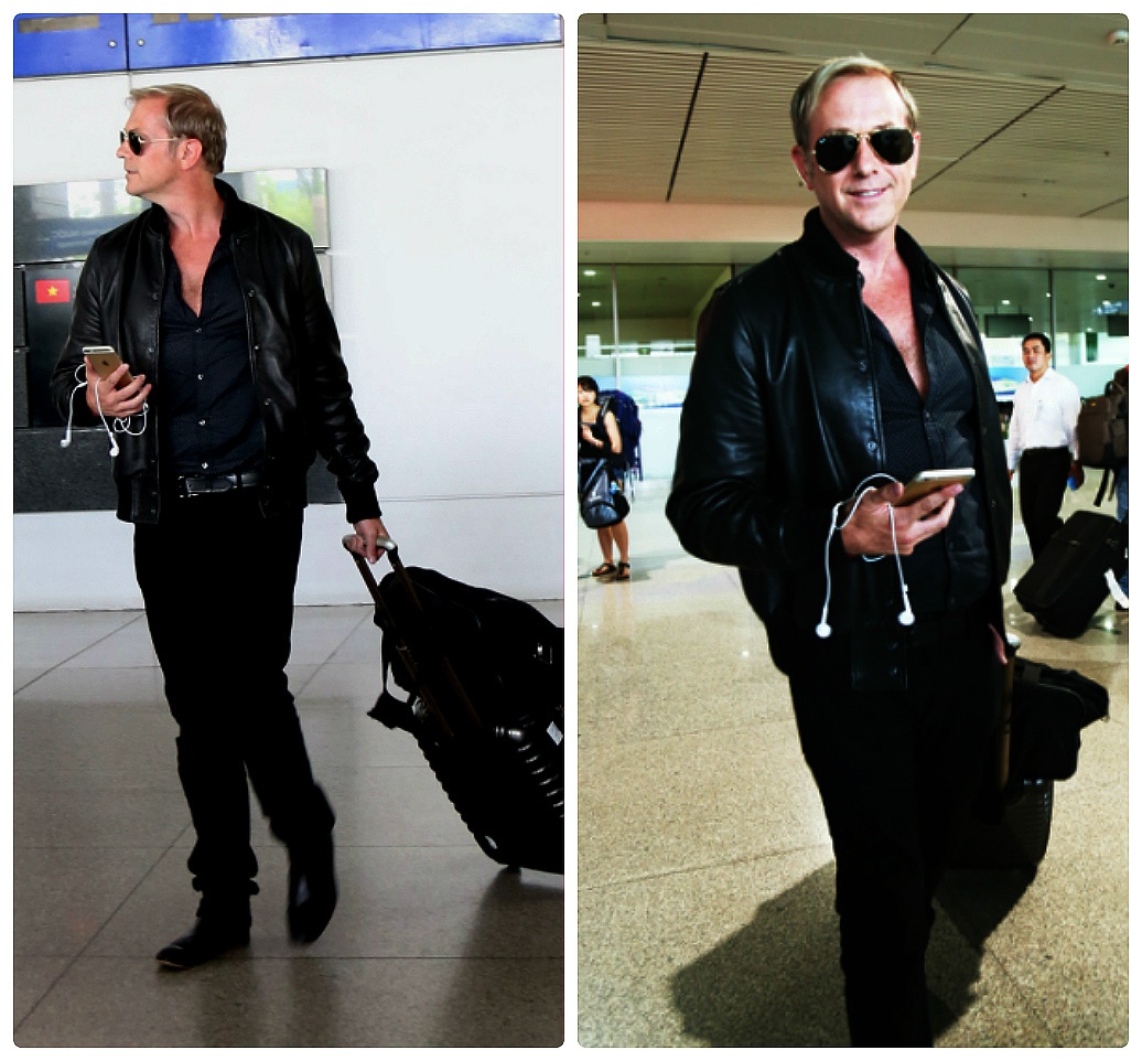 Mark Walton tại sân bay Tân Sơn Nhất (TP HCM) hôm 20/5. Ảnh: BHD