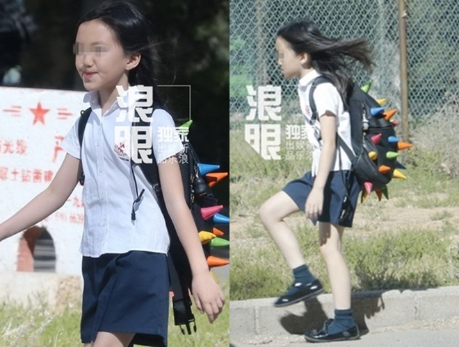 Lý Yên từ bé đã không thân cân với mẹ. Hiện, cô bé đang sống với cha - tài tử Lý Á Bằng.