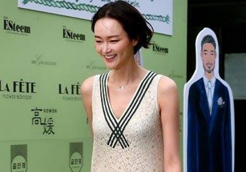 Sieu mau Han mac vay xuyen thau di dam cuoi hinh anh