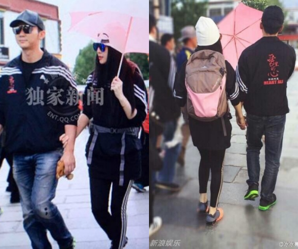 Phạm Băng Băng - Lý Thần nắm tay công khai tình cảm giữa phố.