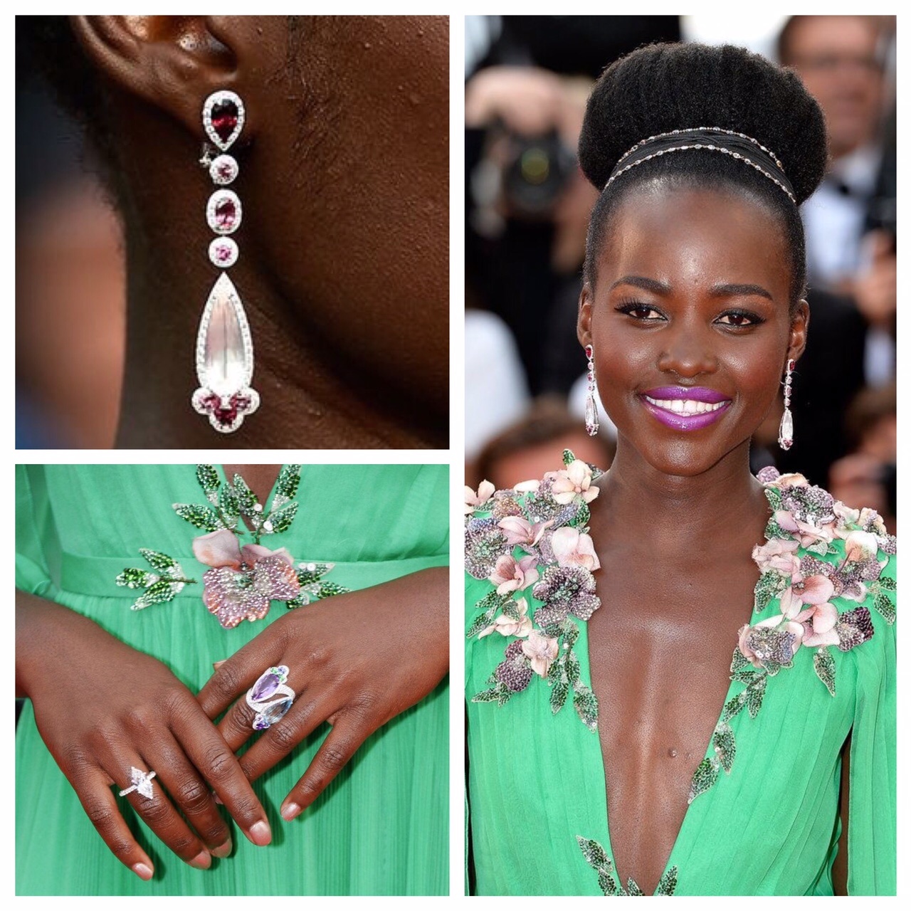 Kiều nữ Lupita Nyong’o lấp lánh trong trang sức của hãng Chopard