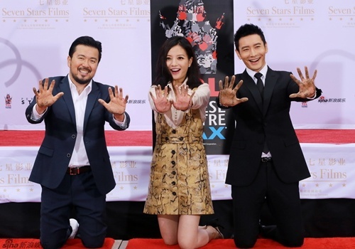 Trieu Vy, Huynh Hieu Minh duoc in dau tay o Hollywood hinh anh