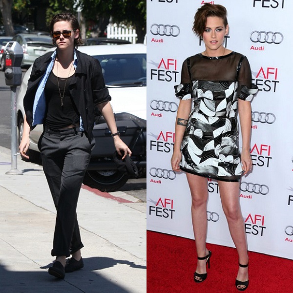 Nhìn vào thời trang đường phố street style của Kristen Stewart, nhiều người tưởng rằng cô sẽ mang quần jeans, pantsuits và giày thể thao lên thảm đỏ. Tuy nhiên, “nàng Bella” lại có màn biến hóa ngoạn mục khi khoác lên người những bộ cánh thời trang cao cấp. 