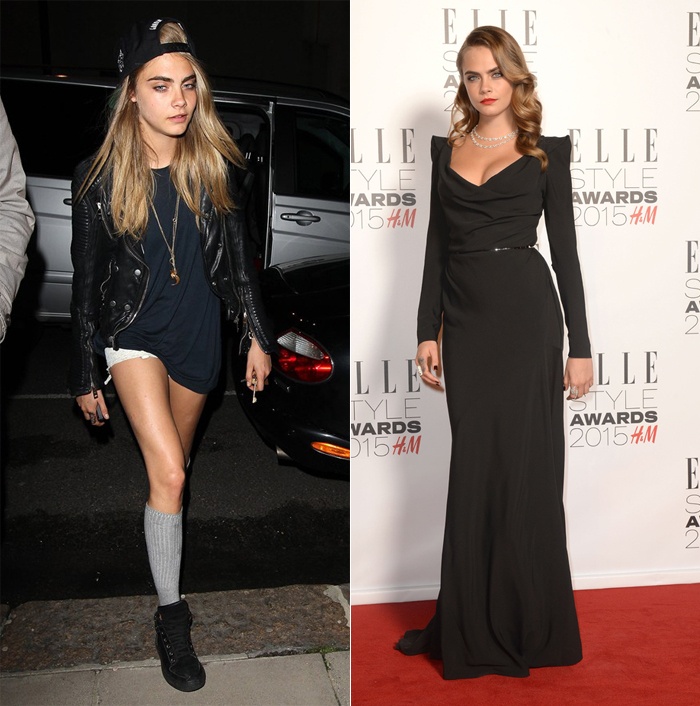 Dù với bộ cánh nào, chân dài người Anh vẫn giữ riêng nét cá tính khó phai. 