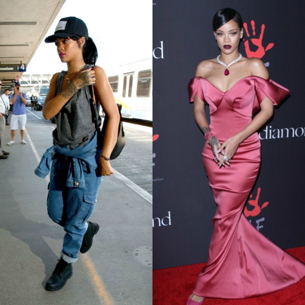Rihanna là một trong những nhân tố thu hút ở mỗi kỳ thảm đỏ. Sự xuất hiện của Rihanna thường đem lại bất ngờ với những thiết kế bắt mắt, thời thượng và thanh lịch. 