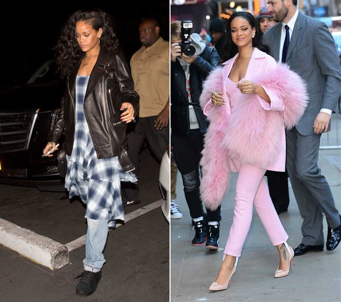 Nhưng ở hậu trường, giọng ca Diamonds chuyển sang các món đồ yêu thích hàng ngày như quần jeans rộng, combat boots… 