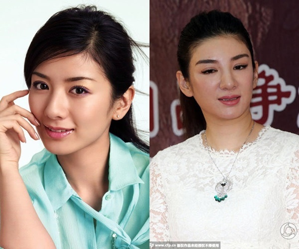 Gương mặt ngày ấy (trái) và hiện nay của Huỳnh Dịch. 