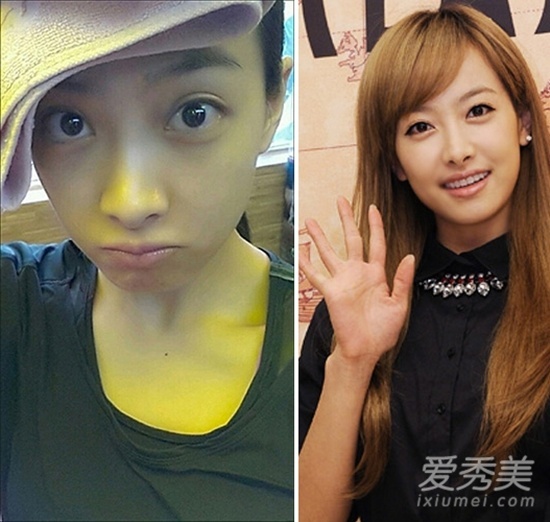 Xinh đẹp như Victoria cũng làm người khác hoang mang nếu cô cố tình trợn to mắt.