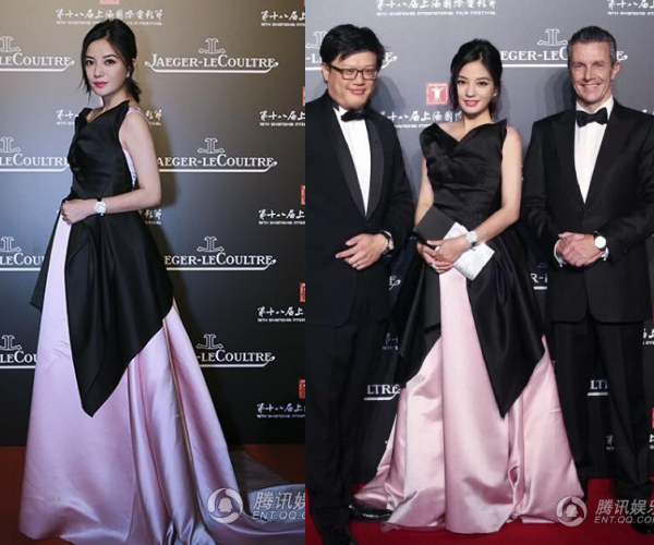 Triệu Vy xinh tươi trẻ trung trong sự kiện.