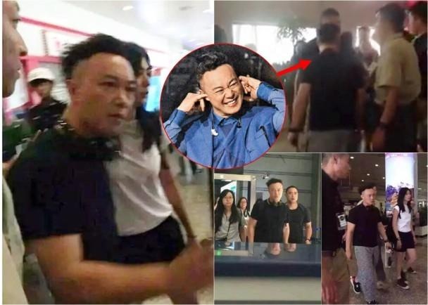 Trần Dịch Tấn nổi giận tại sân bay.