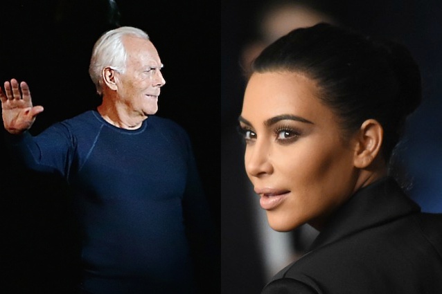 Kim viết sai chính tả tên của NTK nổi tiếng Giorgio Armani.