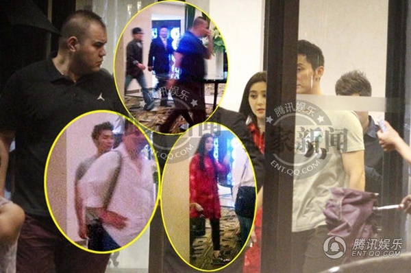 Tối 18/6, sau khi kết thúc sự kiện trong khuôn khổ LHP Quốc tế Thượng Hải, Lý Thần - Phạm Băng Băng cùng gia đình ăn tối tại một nhà hàng cao cấp.