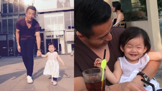 Uông Tiểu Phi chăm sóc con gái chu đáo. Bé Uông Hy Nguyệt càng lớn càng đáng yêu, có đôi mắt của bố và nụ cười của bà mẹ nổi tiếng.