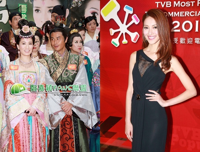 Xa Thi Mạn và Trịnh Gia Dĩnh thời yêu nhau (ảnh trái). Trần Khải Lâm nói về tin đồn đàn chị tránh mặt mình trong sự kiện (ảnh phải).