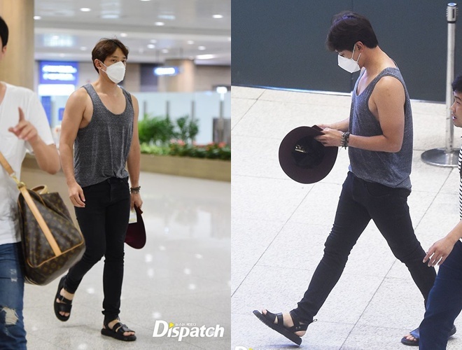 Bi Rain được cho tăng cân đáng kể trong thời gian này.