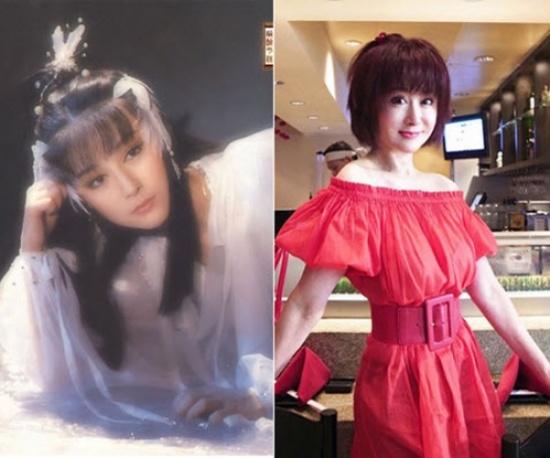 Tuổi 70 của Phan Nghinh Tử và hình ảnh bà cách đây 40 năm.Nhiều người cho rằng ngay cả khi 