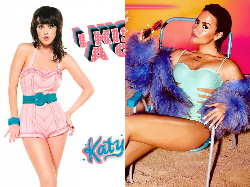 Single moi cua Demi Lovato bi to dao nhac cua Katy Perry hinh anh