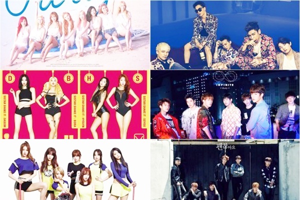 Ly giai loat nhom Kpop o at tro lai vao mua he hinh anh