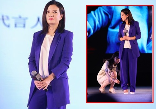 Trieu Vy gay tranh cai vi de tro ly cui xuong chinh quan hinh anh