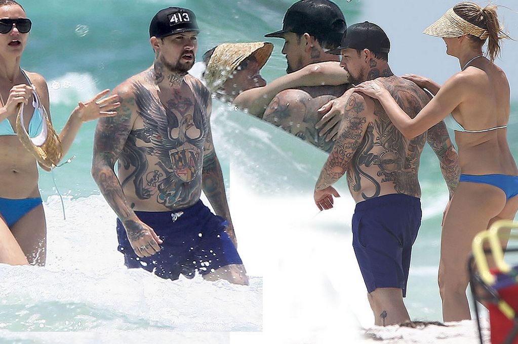 Cuối tháng 2 vừa qua, rocker Benji Madden bổ sung vào bộ sưu tập hình xăm bằng dòng chữ Cameron – tên người vợ thứ hai. Thành viên nhóm Good Charlotte là một trong những ngôi sao có nhiều hình xăm nhất Hollywood. Benji xăm kín lưng, cánh tay và ngực.  