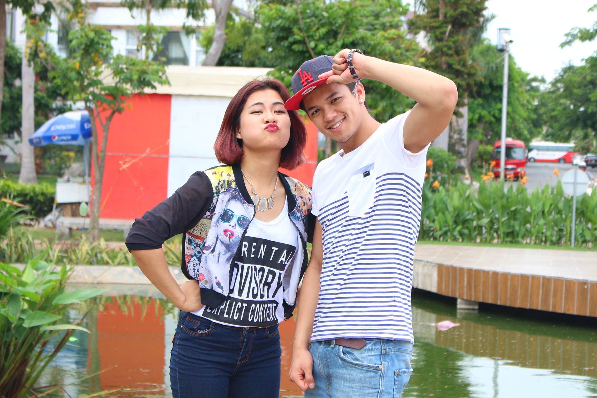 Hà Nhi và Trọng Hiếu.