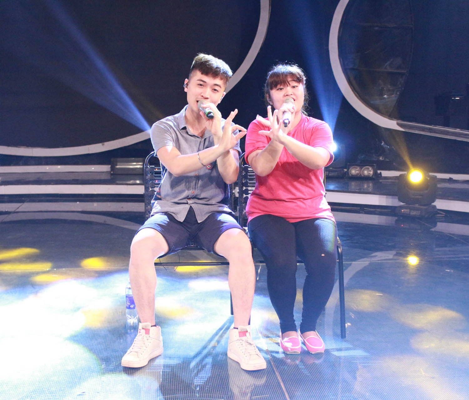 Minh Quân và Bích Ngọc.