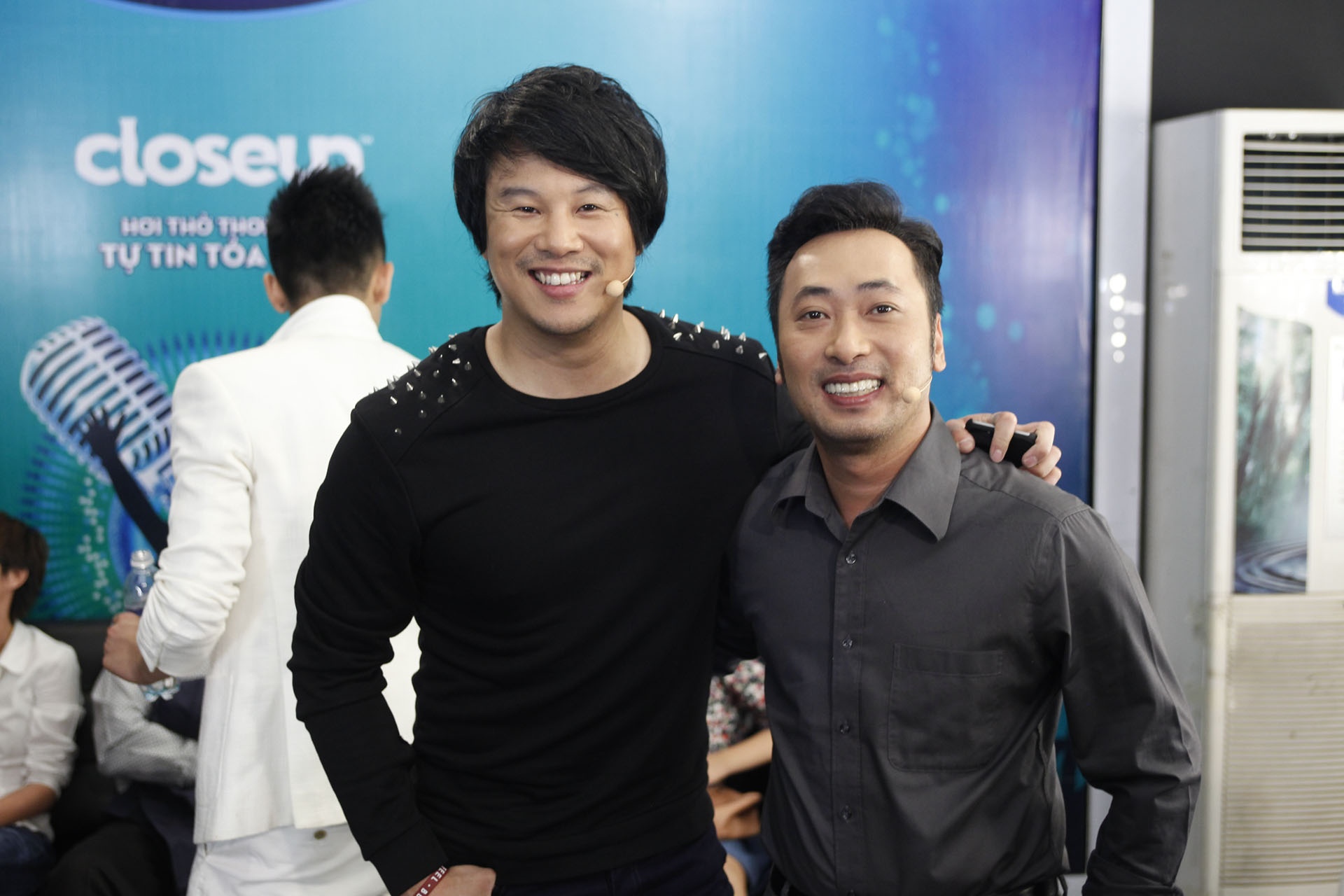 Nhạc sĩ Thanh Bùi và đạo diễn Nguyễn Quang Dũng.