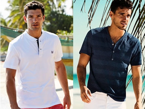 5 mau ao phong nam len ngoi he 2015 hinh anh