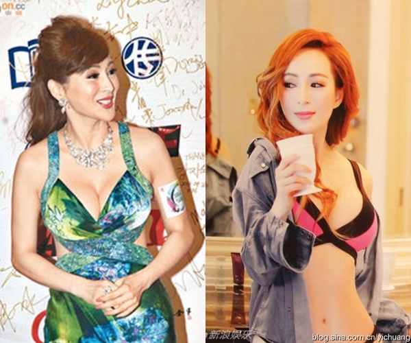  La Lâm đã bước vào tuổi 50 nhưng khi tung bộ ảnh mới, ai cũng ngỡ ngàng vì nhìn cô chỉ như thiếu nữ. Trước cáo buộc photoshop quá nhiều để có vẻ ngoài trẻ trung, La Lâm lên tiếng phủ nhận. (Ảnh trái: La Lâm khi không can thiệp chỉnh sửa và ảnh bên phải là ảnh gần đây cô công bố).