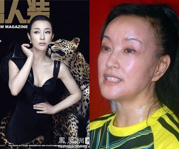 Lưu Hiểu Khánh trên tạp chí và ngoài đời chênh lệch rất nhiều.