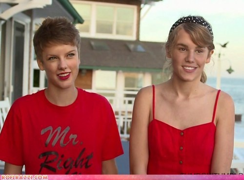 Taylor Swift tuc gian truoc buc anh ghep cua Miley Cyrus hinh anh