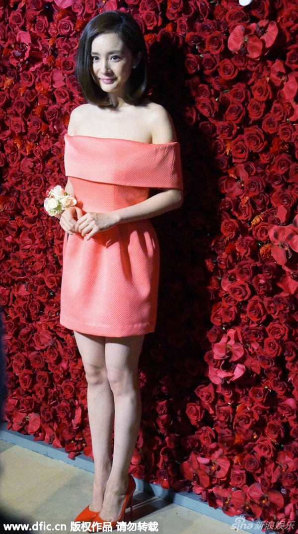 Trong sự kiện ngày 20/7, Dương Mịch phủ nhận chuyện chồng ghen tuông.