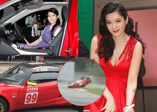 Hiện trường tai nạn của Cẩu Vân Tuệ.