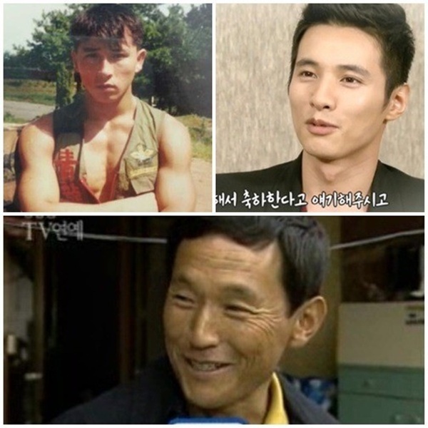 Won Bin lao đao vì ảnh được cho bố ảnh (trái) phát tán trên mạng.