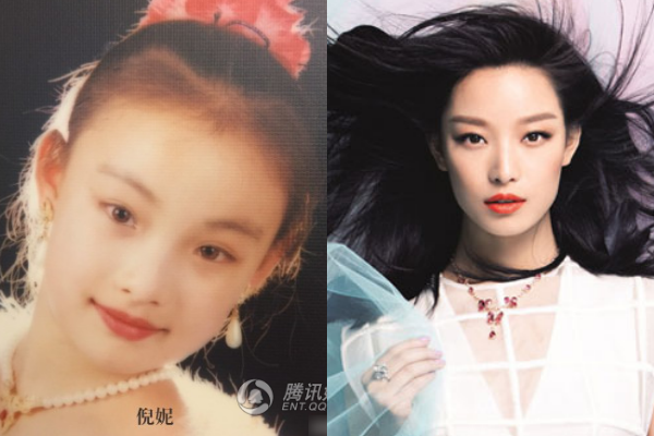 Nữ diễn viên được mệnh danh “Mưu nữ lang” - Nghê Ni với gương mặt đẹp hoàn hảo từ bé.