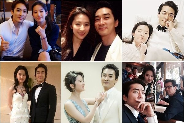 Lưu Diệc Phi - Song Seung Hun yêu nhau từ trong phim đến đời thật.