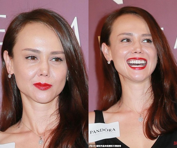 Gương mặt ở tuổi 39 của cô thay đổi quá nhiều.