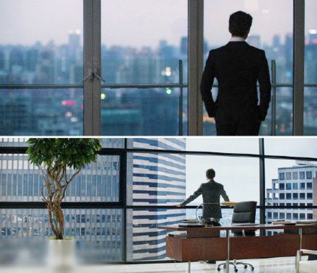 Ngay cả góc quay của nam chính khi nhìn ra bên ngoài từ tầng cao cũng là y chang.