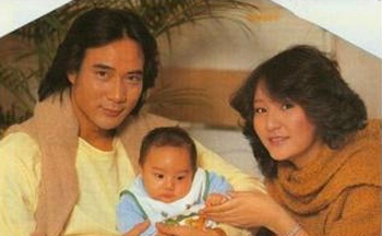 Tuyết Lê bên Từ Thiếu Cường khi còn hạnh phúc.