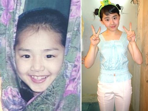 Tập tễnh bước chân vào showbiz, cô diễn viên trẻ ghi diểm bởi nụ cười rạng rỡ và nét đẹp ngây thơ.