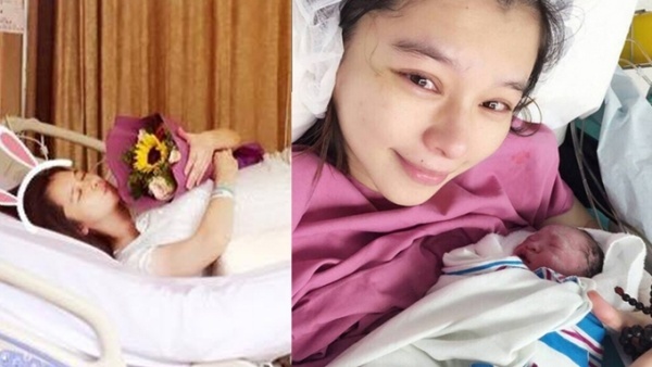 Từ Nhược Tuyên chia sẻ ảnh con trai vừa chào đời, đặt tên tiếng Anh Lee Dalton.