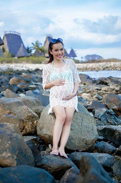 Sau khi sinh em bé, Thanh Thảo sẽ lấy lại vóc dáng để làm cô dâu xinh đẹp trong ngày cưới. Ảnh: Lê Long