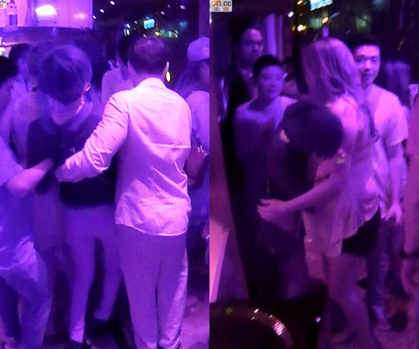 Xa Thi Mạn quá chén nên đi không vững tại hộp đêm.