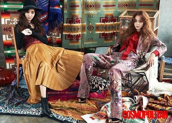 Vẻ đẹp của hai diễn viên có tiếng màn ảnh Hàn.