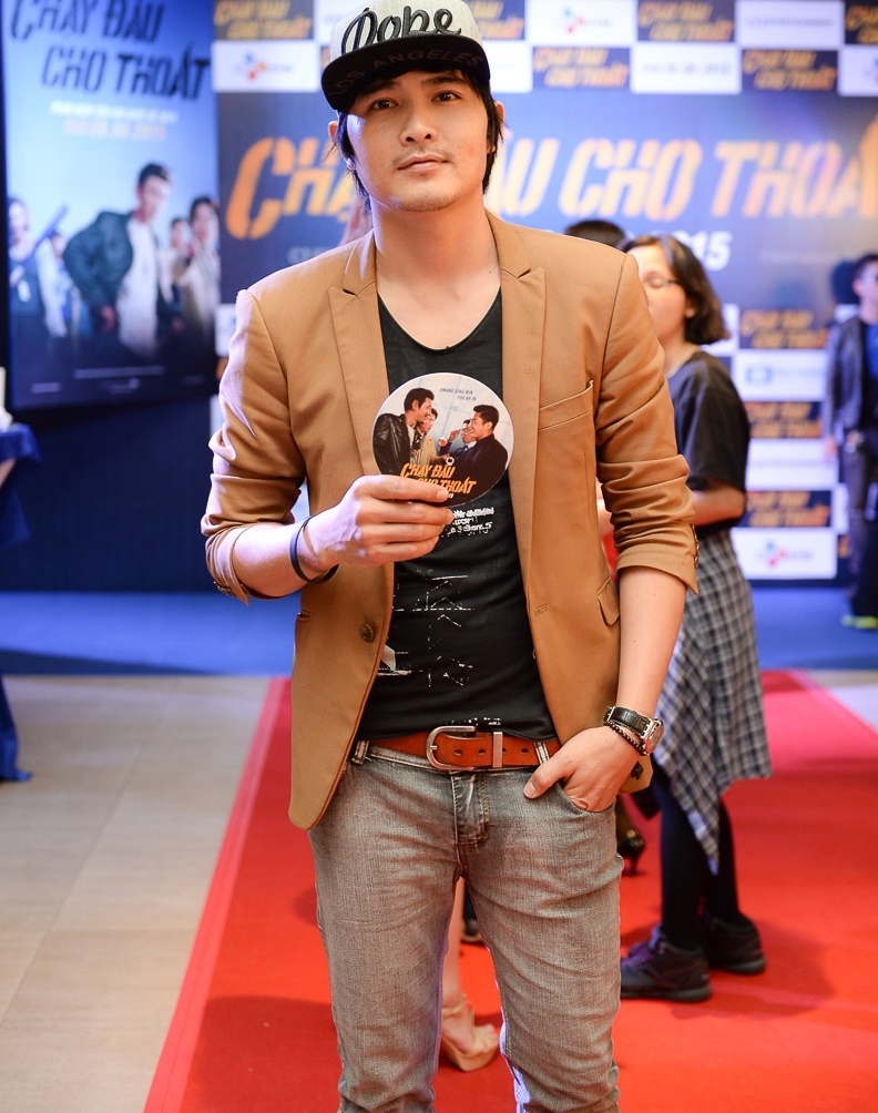 Quang Sự cũng góp mặt trong sự kiện công chiếu phim tổ chức ở TP.HCM