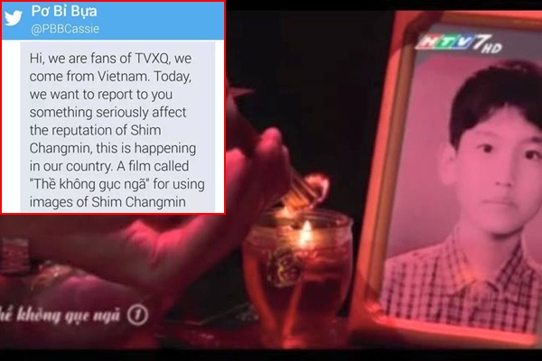 Fan mach phim Viet dua anh Changmin len ban tho den SM hinh anh
