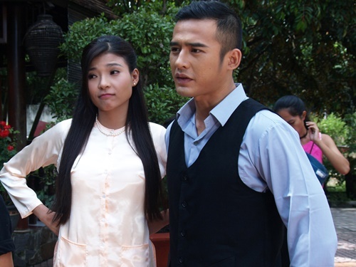 Luong The Thanh, Thuy Diem thanh vo chong trong phim moi hinh anh